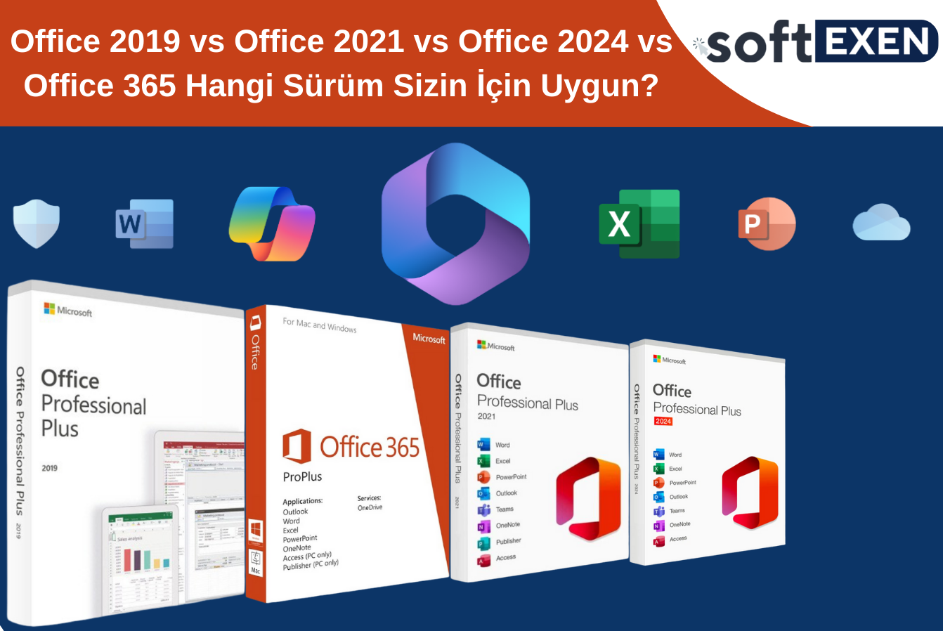 Office 2019, 2021, 2024 ve Office 365 Lisanslarını Softexen’den Hemen Satın Al