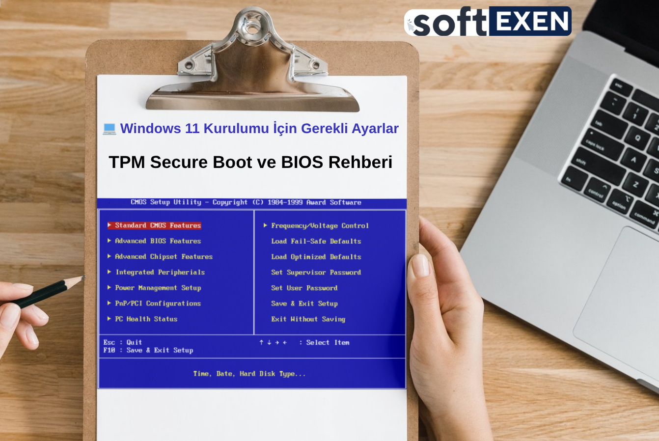 Windows 11 Öncesi Anakart Ayarları BIOS TPM Secure Boot